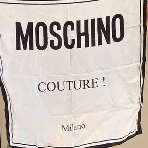 Moschino silk scarf